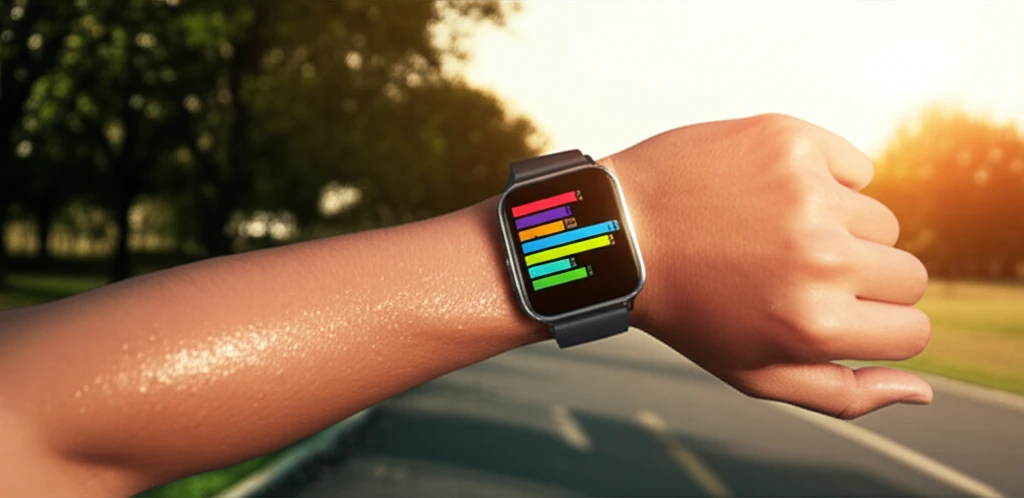 러닝워치에서 리마인더 확인 후 운동 기록을 시작하는 화면