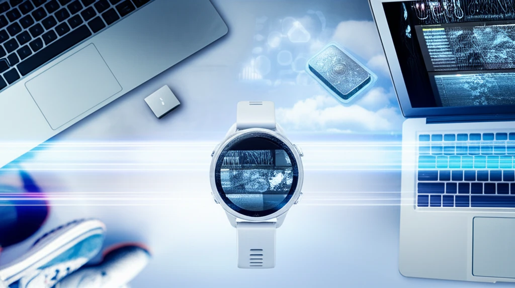 컴퓨터에서 러닝 데이터 파일을 관리하는 모습