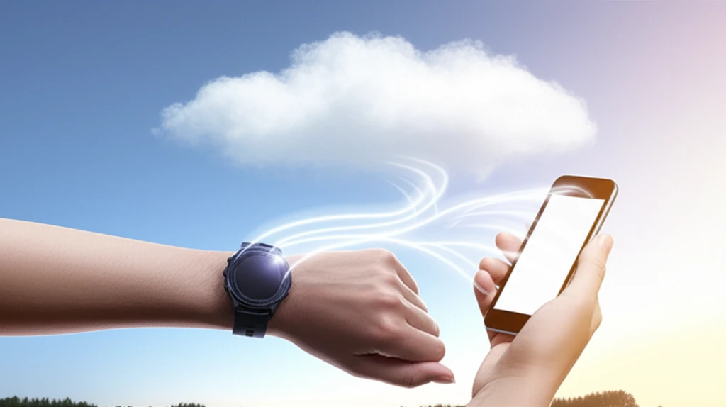 스마트폰 앱에서 클라우드 동기화 설정을 확인하는 화면