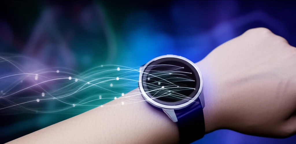 러닝워치에서 수집되는 다양한 데이터 유형과 유출 경로를 보여주는 개념도