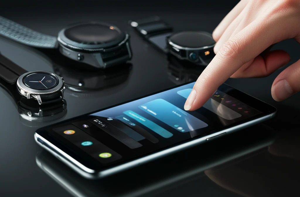 러닝워치 운동 리마인더 설정 화면 예시