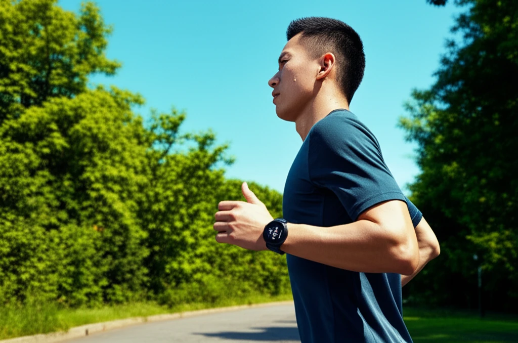 러닝워치가 표시하는 다양한 활동 지표 화면