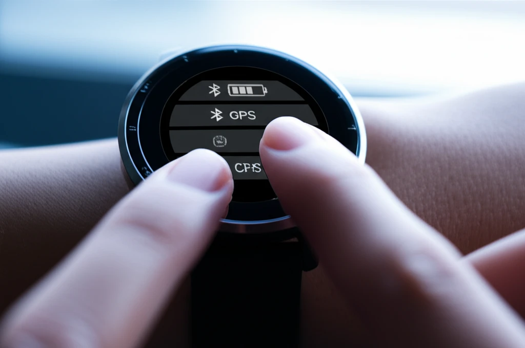 러닝워치 연결 및 센서 관리 이미지