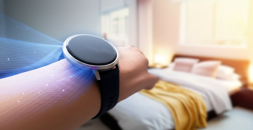 건강한 수면 루틴이 형성되어 삶의 질이 향상되는 것을 상징하는 이미지