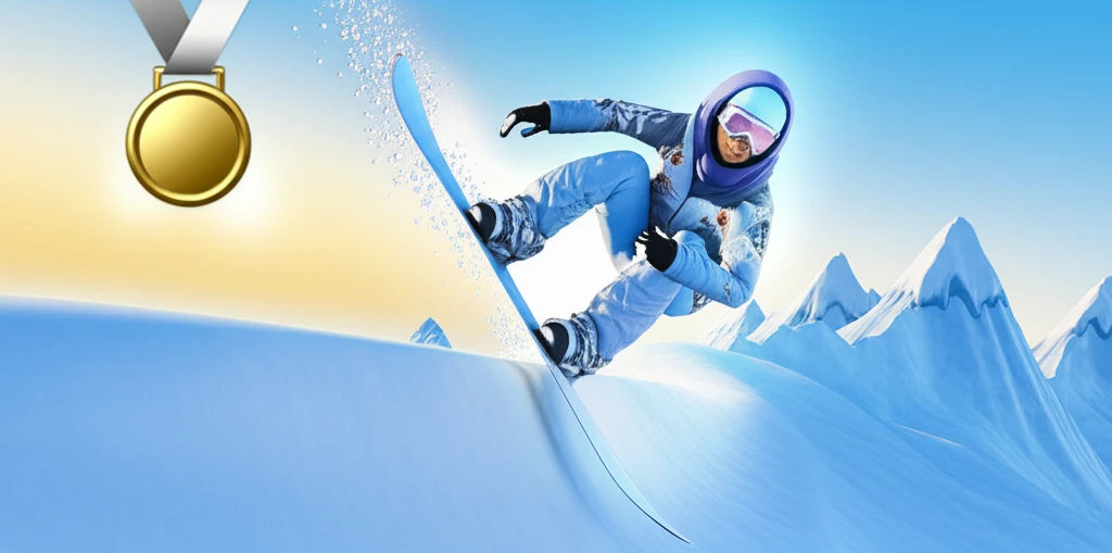 2026 밀라노·코르티나담페초 동계올림픽 스노보드 하프파이프 결선에서 90.25점의 연기를 펼친 최가온 선수의 역동적인 모습. 공중에서 보드를 잡은 순간, 35mm 렌즈로 포착한 극사실적인 스냅샷.