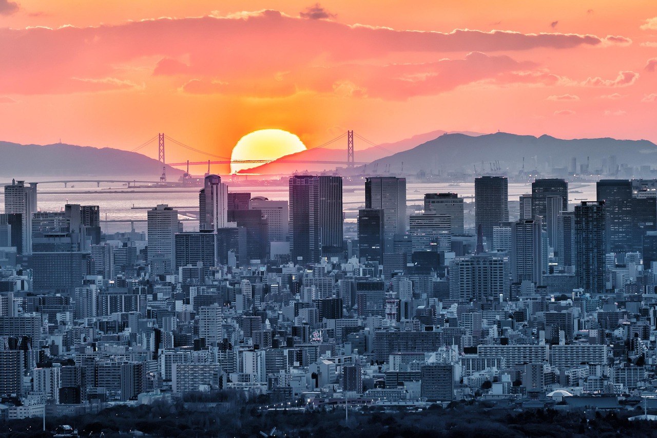 오사카 구로몬 시장 전경